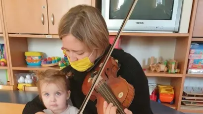 Važno je najmlađim uzrastima od rane dobi predstaviti &scaron;to sve glazba omogućuje i nudi/Foto: Narodna knjižnica Petar Preradović Bjelovar