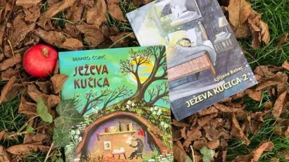"Ježeva kućica" pisca Branka Ćopića i zabavni nastavak "Ježeva kućica 2" autorice Ljiljane Babac iz Pakraca/Foto: Pakrački list