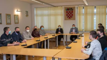 Prijem u daruvarskoj Gradskoj upravi/ Foto: Predrag Uskoković