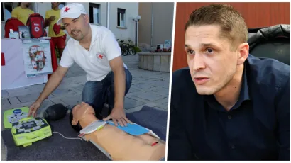 Načelnik Općine Sirač Igor Supan podržao je nabavku defibrilatora/Foto: Ivan Klindić/CROPIX, MojPortal.hr