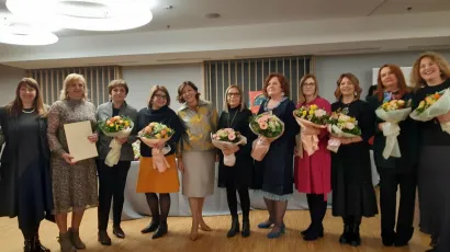 Ravnateljica Kancijan zahvalila se na podr&scaron;ci Bjelovarsko &ndash; bilogorskoj županiji, Gradu Daruvaru te partnerima CZSS Daruvar i Grubi&scaron;no Polje. Kao i vrtićima s područja grada Daruvara i osnovnim &scaron;kolama u kojima provode usluge i temeljem kojeg je rad Centra i prepoznat /Foto: Silvija Kancijan