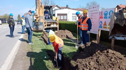 Radovi na izgradnji kanalizacije u Gudovcu/ Foto: Deni Marčinković
