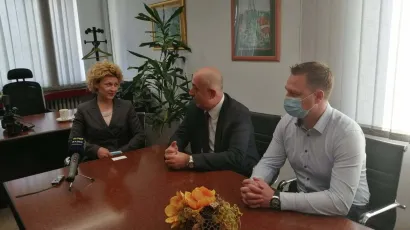 Marija Jungić. Rudolf Vujević i Marko Maru&scaron;ič/ Foto: BBŽ<br><br><br><br>