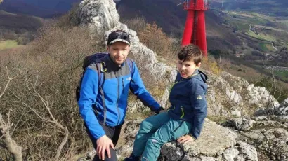 Mladen i Viktor na jednom od svojih brojnih izleta/Foto: Privatni album