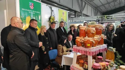 Na izlagačkom prostoru Bjelovarsko - bilogorske županije/Foto: Martina Čapo