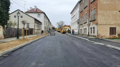 Prvih sto metara ulice je rekonstruirano/ Foto: Grad Bjelovar