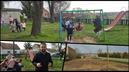 Obnovljeno igrali&scaron;te u Hrgovljanima, a duž Zagrebačke ulice posađena stabla lipe/ Foto: Deni Marčinković