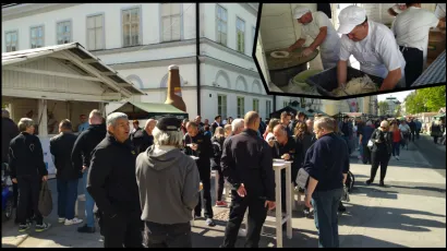 Velika gužva za podjelu ribe na Veliki petak/ Foto: Deni Marčinković