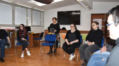 Učenici i profesori Komercijalne i trgovačke &scaron;kole Bjelovar pripremaju se za putovanje u Irsku/Foto: Ornela Malogorski