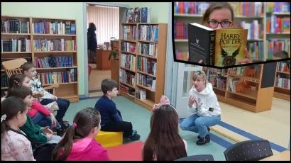 Cijeli tjedan u daruvarskoj knjižnici bit će u znaku Harryja Pottera/ Foto: Srdjan Vrancic - CROPIX /Pučka knjižnica i čitaonica Daruvar