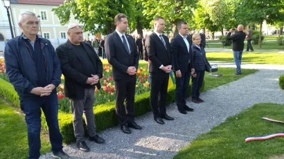 Počast poginulim braniteljima odali su, pored ostalih, župan Maru&scaron;ić i gradonačelnik Hrebak/ Foto: Deni Marčinković