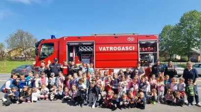 Posjet matičnom objektu DV Maslačak/ Foto: JVP Gare&scaron;nica