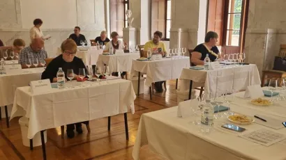 Sva su vina visokokvalitetna, potvrdila je predsjednica komisije za ocjenjivanje vina/Foto: TZ Daruvar - Papuk
