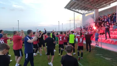 Slavlje Mladosta&scaron;a nakon utakmice/Foto: Deni Marčinković