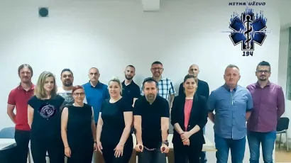 Osnivači Udruge Hitna uživo 194 u Siraču/Foto: UHU 194