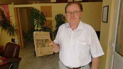 Josip Prhal snimljen u svom salonu u rujni 2018. godine/Foto: Mario Barać