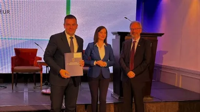 Dario Hrebak, Nata&scaron;a Trami&scaron;ak i Haakona Blankenborga/ Foto: Grad Bjelovar