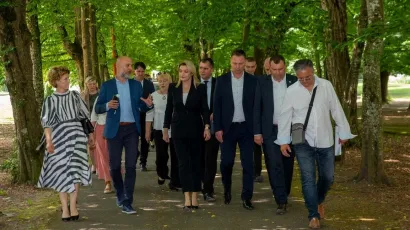 Ministrica Nikolina Brnjac bila je danas u radnom posjetu Daruvaru/Foto: Predrag Uskoković
