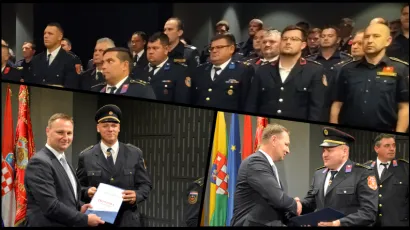 Nakon 10 godina promovirani novi vatrogasni časnici u BBŽ/ Foto: BBŽ/Deni Marčinković