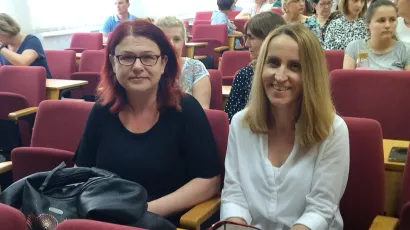 Iva Manestar i Elizabeta Sabljić govorile su o posljedicama pandemije/Foto: Deni Marčinković