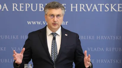 Premijer Andrej Plenkovic predstavio je nove Vladine mjere koje se tiču cijene goriva/ Foto: Damjan Tadic/CROPIX<br>