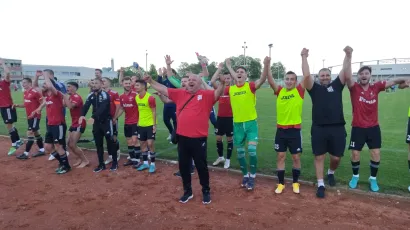 Slavlje nakon utakmice/Foto: Deni Marčinković