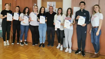 Učenici se tokom &scaron;kolovanja intenzivno pripremaju za trži&scaron;te rada/Foto: Ekonomska &scaron;kola Bjelovar