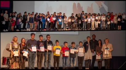 Ukupno je nagrađeno i pohvaljeno 198 učenika i mentora/Foto: Grad Daruvar