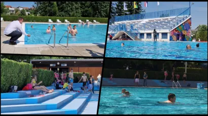 Počela je sezona kupanja na bjelovarskim bazenima/ Foto: Deni Marčinković/Grad Bjelovar