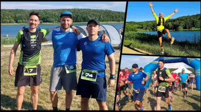 Ratko Boro&scaron;, Mladen Bogdan i Ivan Vitenberg istrčali su po 100 kilometara u Na&scaron;icama/ Foto: Barbara Tukara/Marko Srnec