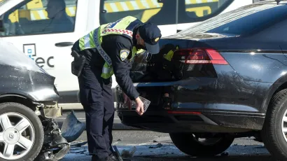 Deda je pobjego nakon &scaron;to je svojim automobilom udario u drugi, parkirani/Foto: Darko Tomas/CROPIX (Ilustracija) 