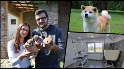 Andrijana ima veliku podr&scaron;ku u partneru Dariju i jedva čeka da posao oko njege pasa krene/Foto: Pakrački list/Privatni album