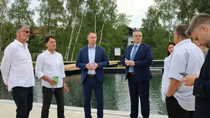 Predstavnici HTZ-a zadovoljni su odrađenim projektom u Čazmi/ Foto: BBŽ