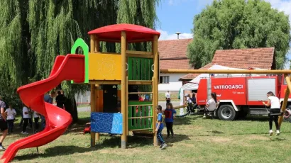 Novo igrali&scaron;te u Velikom Banovcu/Foto: Pakrački list