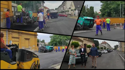 Danas i sutra Ulica Ante Starčevića u Bjelovaru Bit će asfaltirana/Foto: Martina Čapo