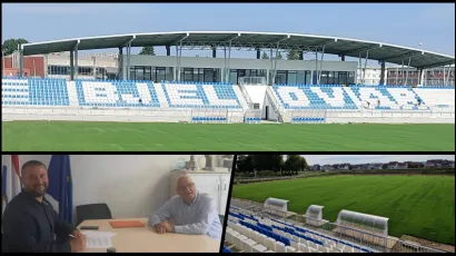 Stadion bi trebao biti gotovo do kraja rujna/ Foto: Facebook Dario Hrebak/Grad Bjelovar