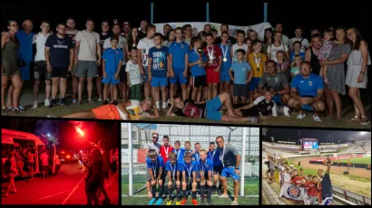 Kakav doček su imali sinoć državni prvaci - mladi nogometa&scaron;i iz Daruvara/Foto: HNK Daruvar, Sa&scaron;a Selihar