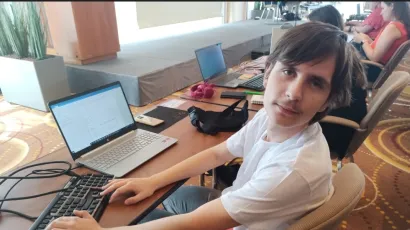 Viktor je postigao najbolji rezultat u povijesti hrvatskih daktilografa/ Foto: EBB