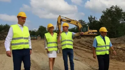 Podzemno skladi&scaron;te plina bit će gotovo iduće godine, moglo se čuti tokom jučera&scaron;njeg obilaska/Foto: BBŽ