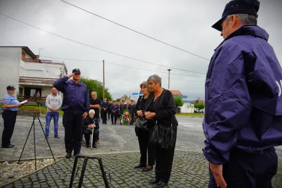 Predsjednica udruge roditelja poginulih branitelja Domovinskog rata Bjelovarsko-bilogorske županije Nada Hegedić s članovima udruge/Foto: Nikica Puhalo/MojPortal.hr