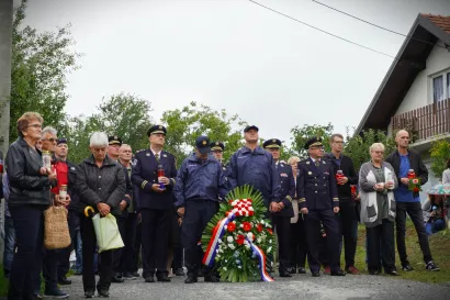 Obilježavanje stradavanja branitelja i pripadnika Odreda narodne za&scaron;tite u Doljanima/Foto: Nikica Puhalo/MojPortal.hr
