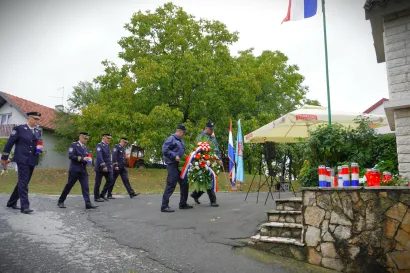 Predstavnici PU Bjelovarsko-bilogorske i Policijske postaje Daruvar/Foto: Nikica Puhalo/MojPortal.hr
