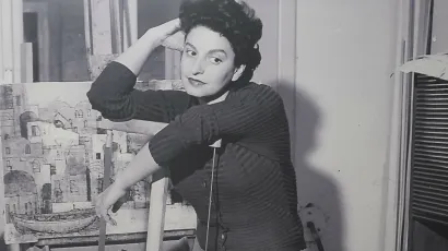 Eva Fischer svjetski je poznata slikarica koja je rođena u Daruvaru/Foto: Nikica Puhalo/MojPortal.hr