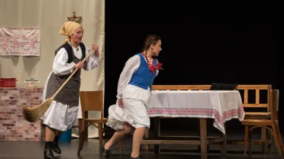 Nagrada za najbolju sporednu žensku ulogu oti&scaron;la je Zdenki Kamenarić za ulogu bake Magde u predstavi 'Fačuk'/Foto: Marina Brestovečki Mrkoci