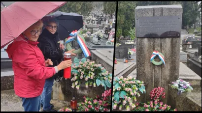 Počast je odana na Gradskom groblju/ Foto: Sofija Dra&scaron;ner