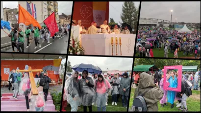 Ki&scaron;a koja je padala cijeli dan nije uspjela omesti mlade/ Foto: Deni Marčinković