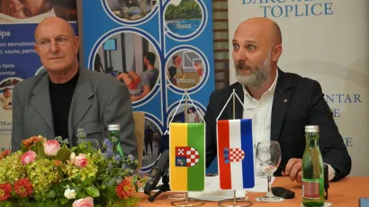 Vjekoslav &Scaron;afranić, predsjednik<br>Sportskog saveza Grada Zagreba i ravnatelj Daruvarskih toplica Ratko Vuković/Foto: Dijana Puhalo/MojPortal.hr