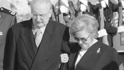Franjo i Ankica Tuđman/Foto: Davor Pongračić/CROPIX
