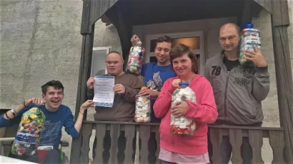 Vrijedni Korakovci prikupili su već dosta čepova/Foto: Udruga Korak dalje