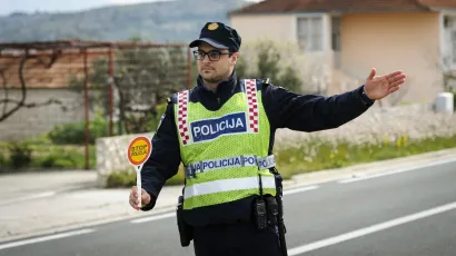 Pojačana kontrola prometa provodit će se tijekom cijelog vikenda/ Foto: Niksa Stipanicev/CROPIX